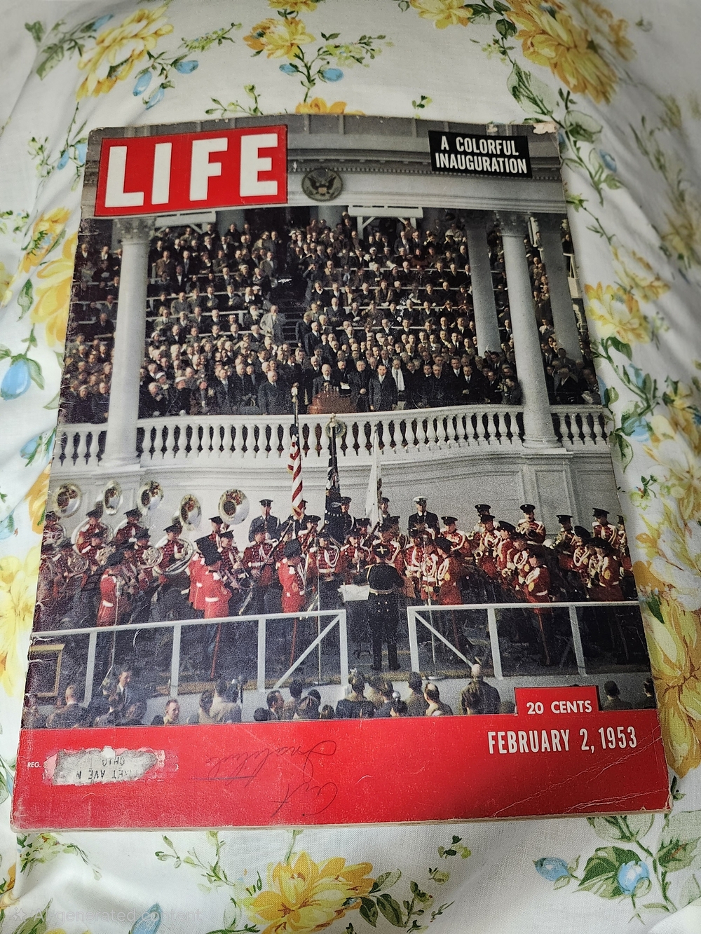 Vintage Feb. 2,1953 LIFE Magazine-Inauguration of President Dwight D. Eisenhower